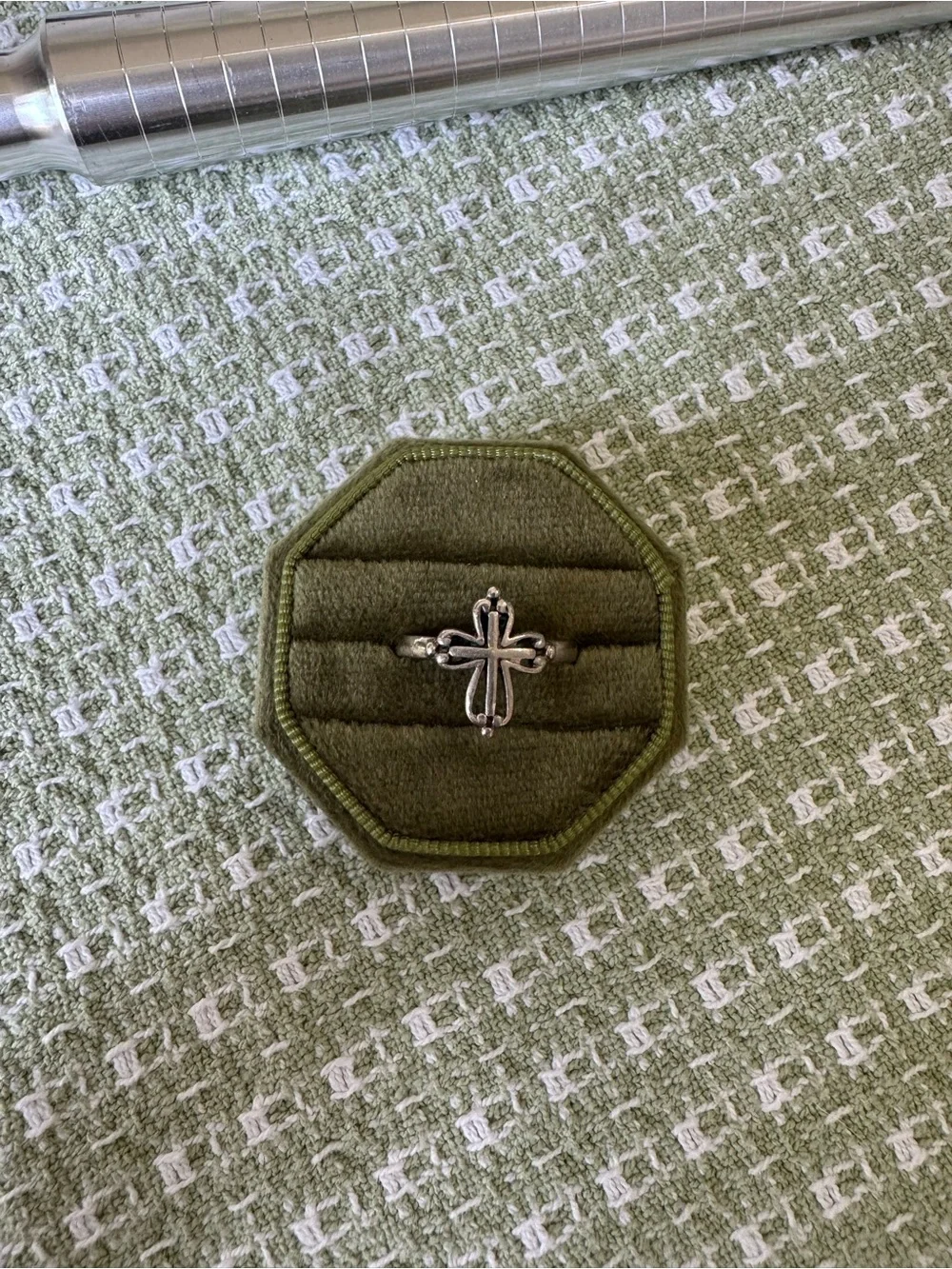 Silver Cross 925 Ring